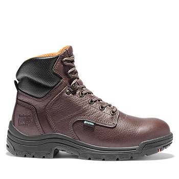 Timberland PRO TiTAN 6" Soft Toe - Bordove Pracovne Cizmy Panske, TB0356G